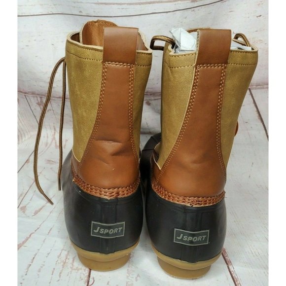 J sports Duck Boots Breathable Insole Lining Weather Ready Water Resistant 11.5